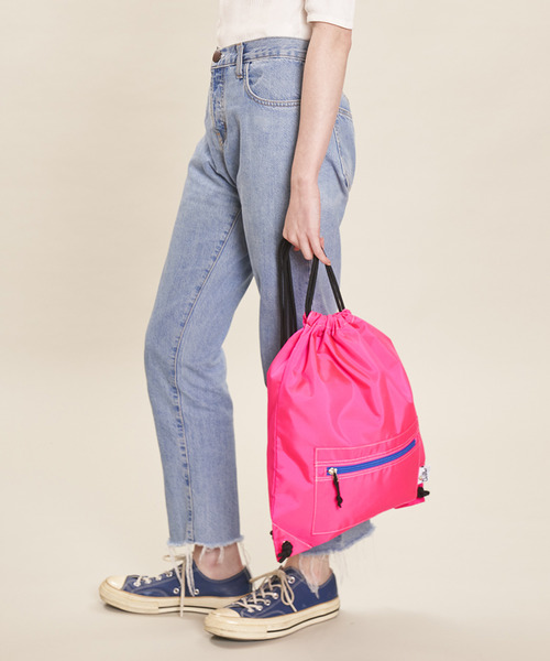 Drifter（ドリフター）の「EASY KNAPSACK／イージーナップサック（バックパック/リュック・レディース・ブラック/ターコイズブルー/ゼブラ/ピンク/レオパード/グリーン系カモフラージュ・FREE）」の4枚目の写真