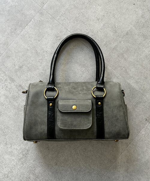 CPCM（シーピーシーエム）の「ヴィンテージボストンバッグ（ボストンバッグ・レディース・ブラウン/ベージュ/ブラック・FREE）」の5枚目の写真