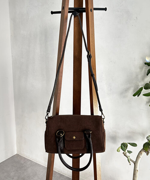 CPCM（シーピーシーエム）の「ヴィンテージボストンバッグ（ボストンバッグ・レディース・ブラウン/ベージュ/ブラック・FREE）」の10枚目の写真