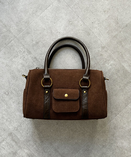 CPCM（シーピーシーエム）の「ヴィンテージボストンバッグ（ボストンバッグ・レディース・ブラウン/ベージュ/ブラック・FREE）」の11枚目の写真