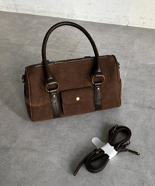 CPCM（シーピーシーエム）の「ヴィンテージボストンバッグ（ボストンバッグ・レディース・ブラウン/ベージュ/ブラック・FREE）」の12枚目の写真