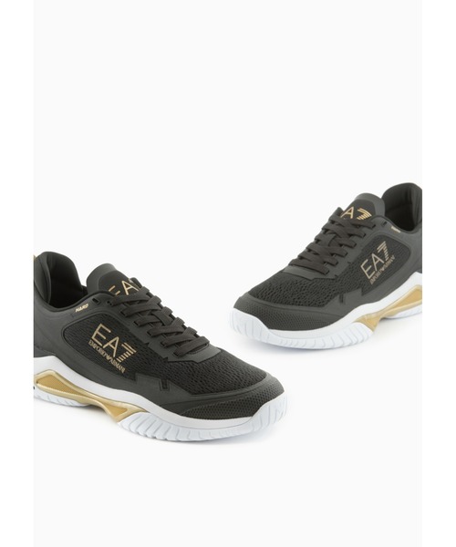 EMPORIO ARMANI EA7(エンポリオアルマーニイーエーセブン)の「【エンポリオ アルマーニ EA7】Tennis Hard スニーカー(スニーカー・メンズ・ブラック/グリーン・6.5/7/7.5/ 6/8/8.5/9.5/5.5/4.5/4/5)」の9枚目の写真