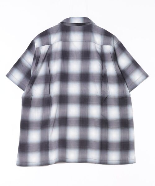 ブラウス シャツ HOUSTON / OMBRE CHECK S/S SHIRT / 41187 レディース メンズ HOUSTON / OMBRE CHECK S/S SHIRT / 41187（シャツ/ブラウス