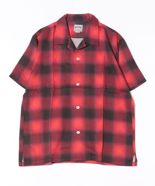 セール】HOUSTON / OMBRE CHECK S/S SHIRT / 41187（シャツ