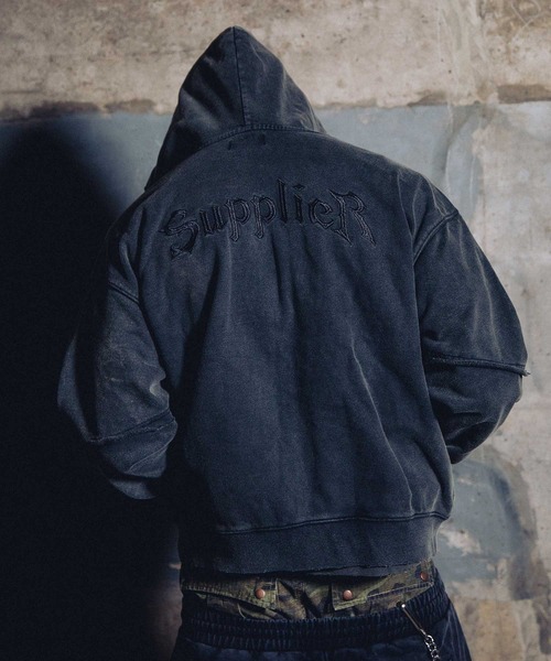 supplier ジップパーカー SUPPLIER パーカー SUPPLIER/サプライヤー Cross Zip Hoodie