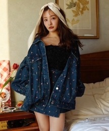 新品 rosy luce カットストレートデニム デニム ロージールーチェ Rosy luce（ロージールーチェ）｜パンツ一覧 - WEAR