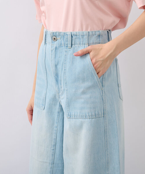 La boutique BonBon ラブティックボンボン　ワイドデニム セール】バギーワイドデニム（デニムパンツ）｜La boutique BonBon