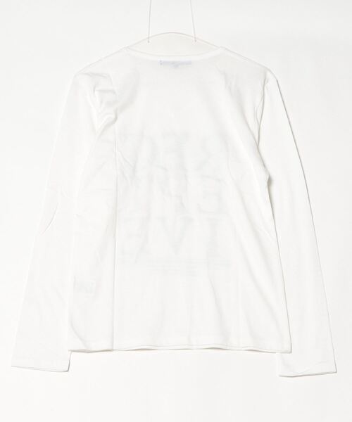 in the attic(インジアティック)の「『in the attic』Vネック/RECEPTIVE/LS-T(Tシャツ/カットソー・メンズ・ホワイト/ブラック・LARGE)」の3枚目の写真