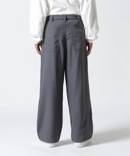 BEAVER(ビーバー)の「B omnivore/ビーオムニボー STRETCH POLYESTER BELT LOOSE PANTS ストレッチポリエステルベルトルーズパンツ(その他パンツ・メンズ・ブラック/グレー・M/L/S)」の8枚目の写真