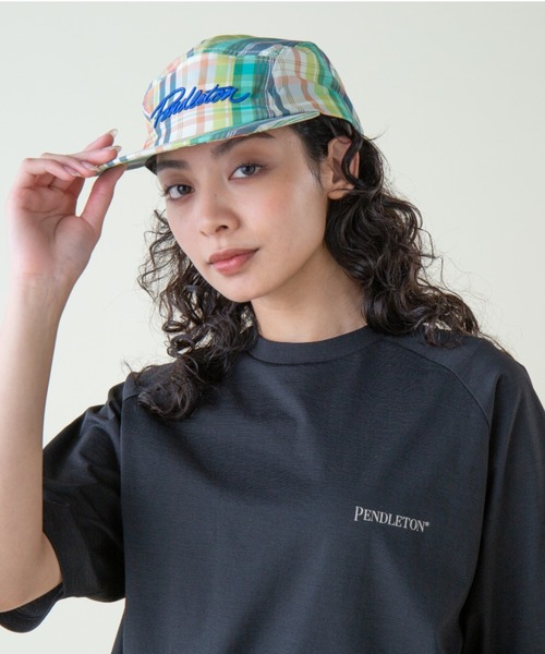 PENDLETON(ペンドルトン)の「ジェットキャップ(UNISEX)(キャップ・メンズ・ベージュ系その他4/ブルー系その他/グリーン系その他・FREE)」の15枚目の写真