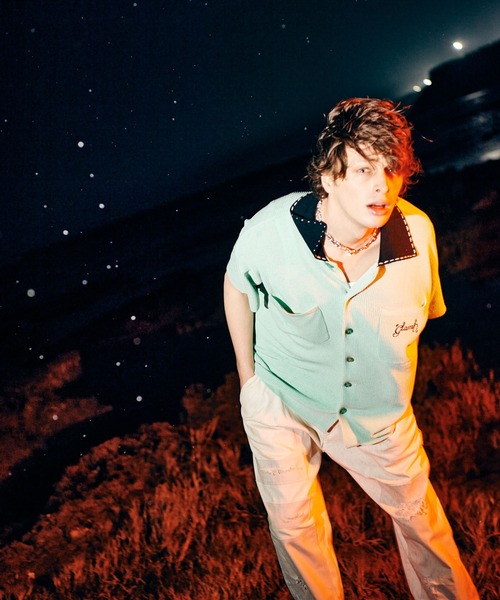 glamb(グラム)の「Stitch Collar Knit Shirt / ステッチカラーニットシャツ(シャツ/ブラウス・メンズ・ミント/ピンク・M/L)」の7枚目の写真