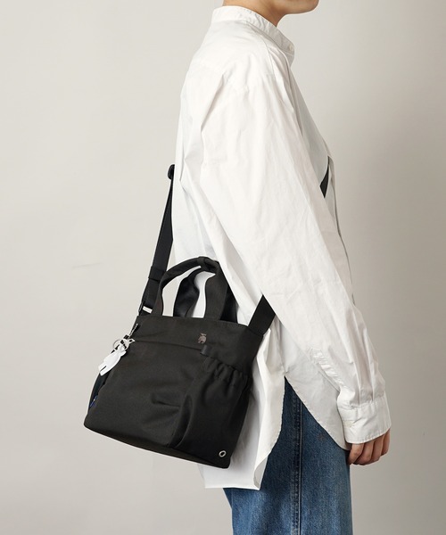 moz(モズ)の「moz(モズ) 撥水 B5サイズ収納可 2WAYショルダーバッグ ハンドバッグ ZZRK-04(ショルダーバッグ・レディース・トリコロール/ブラック/アイボリー/グレイッシュブルー/キャメル/ブラウン系その他・ONE SIZE)」の16枚目の写真