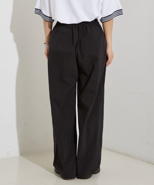 NOMINE(ノミネ)の「【セットアップ着用可】3タック ワイドパンツ(その他パンツ・レディース・ホワイト/ブラウン系その他/ブラック・フリー/S/M)」の18枚目の写真