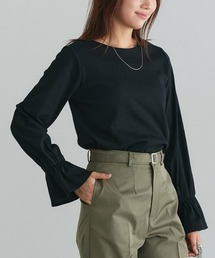 キャンディスリーブテレコリブカットソー