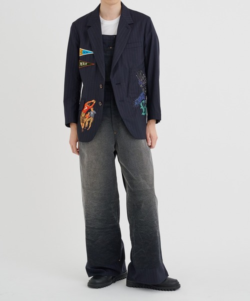 KHOKI 25SS Pinstripe-pattern jacket コッキ KHOKI / コッキ】Pinstripe-pattern jacket（テーラード