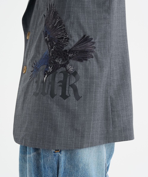 KHOKI / コッキ】Pinstripe-pattern jacket（テーラード