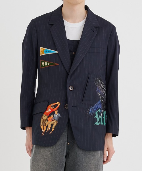 KHOKI 25SS Pinstripe-pattern jacket コッキ