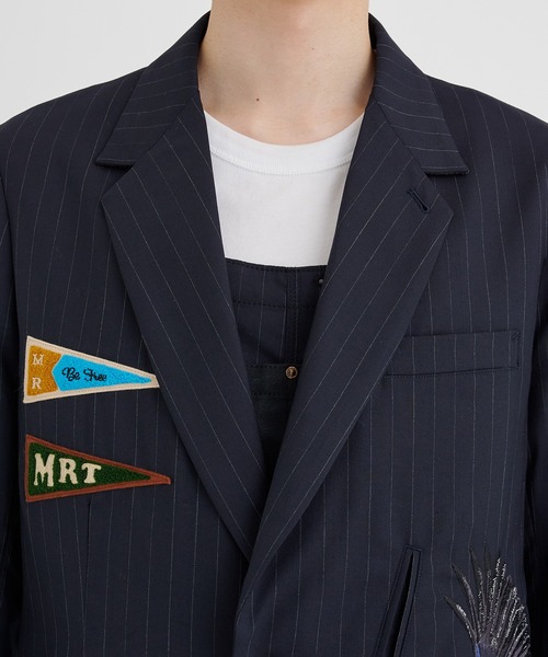 KHOKI 25SS Pinstripe-pattern jacket コッキ KHOKI / コッキ】Pinstripe-pattern jacket（テーラード
