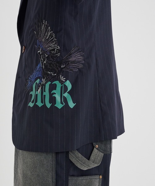 KHOKI / コッキ】Pinstripe-pattern jacket（テーラード