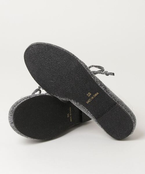 LibertyDoll（リバティードール）の「レースアップ リボンベロアバレエパンプス（バレエシューズ・レディース・シルバー/ブラック/アイボリー・S/SS/3L/LL/L/M）」の5枚目の写真