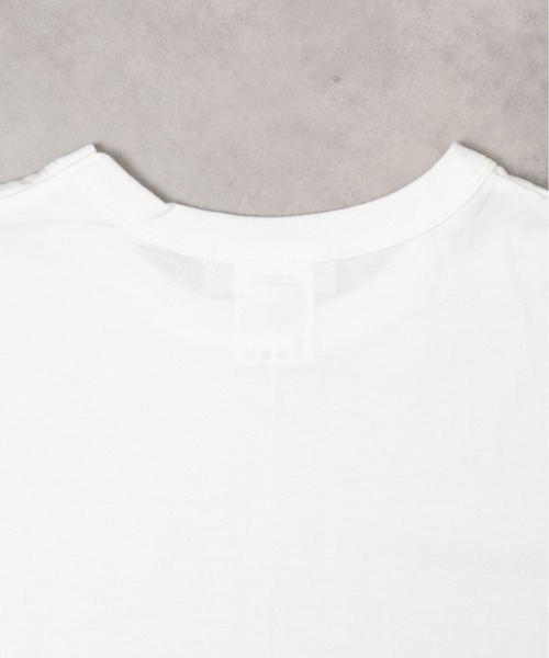 INNOCENT(イノセント)の「『WHITE LINE(ホワイトライン)』丸胴S撚りTシャツ(Tシャツ/カットソー・メンズ・グレー/ホワイト・50/44)」の6枚目の写真