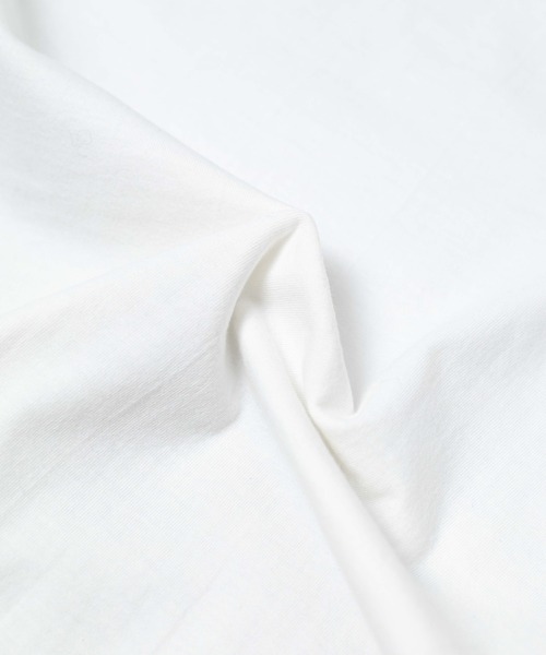 INNOCENT(イノセント)の「『WHITE LINE(ホワイトライン)』丸胴S撚りTシャツ(Tシャツ/カットソー・メンズ・グレー/ホワイト・50/44)」の8枚目の写真