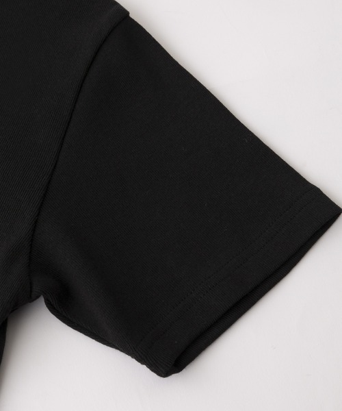 X-girl(エックスガール)の「SPRAY ART AND EMBROIDERY RAGLAN S/S BABY TEE(Tシャツ/カットソー・レディース・ホワイト/ライトブルー/チャコール・S/M)」の7枚目の写真