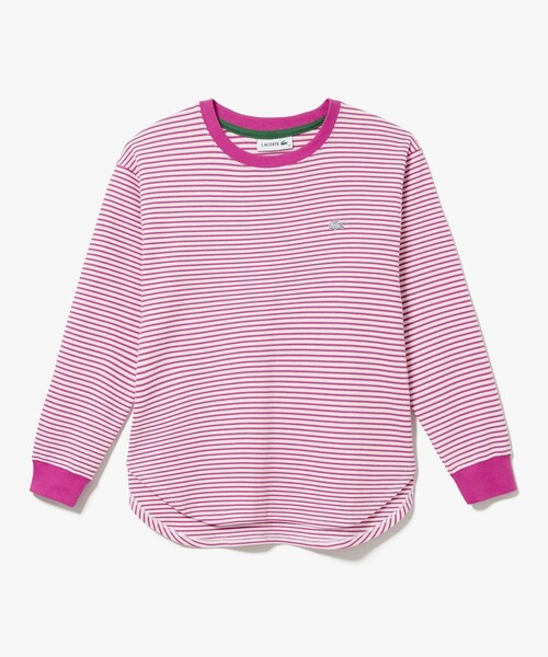 ワッフルボーダーTシャツ（Tシャツ/カットソー）｜LACOSTE