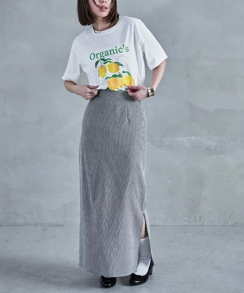Fashion Letter(ファッションレター)の「ヴィンテージ風プリントTee(Tシャツ/カットソー・レディース・ブラック/オフホワイト・M)」の3枚目の写真