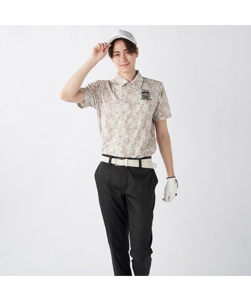 FILA GOLF(フィラゴルフ )の「FILA GOLF/フィラ ゴルフ ゴルフウェア 接触冷感 吸汗速乾 UVカット 遮熱メッシュ 半袖 シャツ Tシャツ(Tシャツ/カットソー・メンズ・サックスブルー/ライトグレー/ベージュ/ネイビー・M/L/LL)」の16枚目の写真