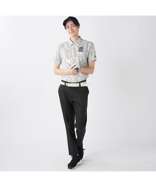 FILA GOLF(フィラゴルフ )の「FILA GOLF/フィラ ゴルフ ゴルフウェア 接触冷感 吸汗速乾 UVカット 遮熱メッシュ 半袖 シャツ Tシャツ(Tシャツ/カットソー・メンズ・サックスブルー/ライトグレー/ベージュ/ネイビー・M/L/LL)」の8枚目の写真
