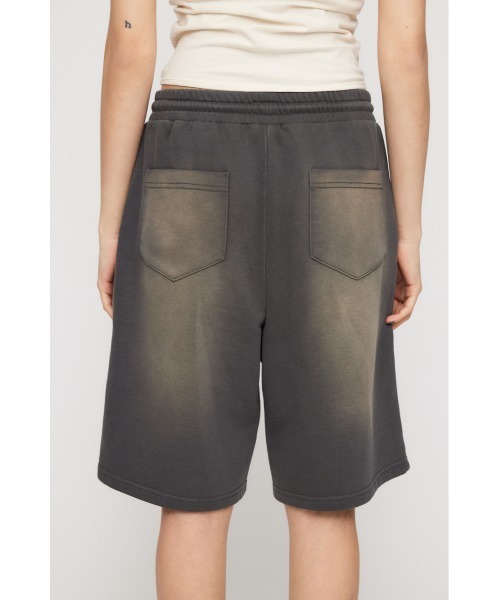 LAGUA GEM（ラグアジェム）の「WASH MIDDLE ハーフパンツ（スウェットパンツ・レディース・ブラック/カーキ/チャコールグレー・SMALL/MEDIUM）」の9枚目の写真