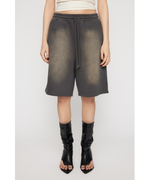 LAGUA GEM（ラグアジェム）の「WASH MIDDLE ハーフパンツ（スウェットパンツ・レディース・ブラック/カーキ/チャコールグレー・SMALL/MEDIUM）」の17枚目の写真