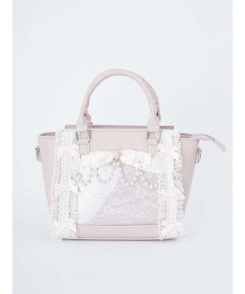 Ank Rouge（アンクルージュ）の「確定ファンサのおまじないはしごレースBAG（トートバッグ・レディース・ブラック/ブルー/レッド/ホワイト/グリーン/ピンク・FREE）」の11枚目の写真