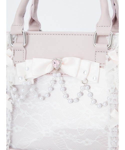 Ank Rouge（アンクルージュ）の「確定ファンサのおまじないはしごレースBAG（トートバッグ・レディース・ブラック/ブルー/レッド/ホワイト/グリーン/ピンク・FREE）」の13枚目の写真