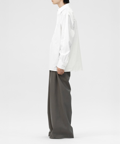 LAPIIS(ラピス)の「COTTON SILK REGULAR SHIRT(シャツ/ブラウス・メンズ・ライトブルー/ホワイト/ネイビー・MEDIUM/LARGE)」の17枚目の写真