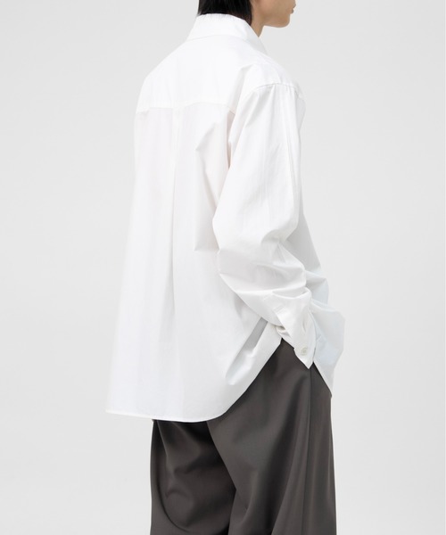 LAPIIS(ラピス)の「COTTON SILK REGULAR SHIRT(シャツ/ブラウス・メンズ・ライトブルー/ホワイト/ネイビー・MEDIUM/LARGE)」の21枚目の写真