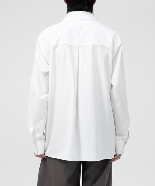 LAPIIS(ラピス)の「COTTON SILK REGULAR SHIRT(シャツ/ブラウス・メンズ・ライトブルー/ホワイト/ネイビー・MEDIUM/LARGE)」の22枚目の写真