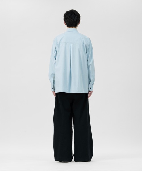 LAPIIS(ラピス)の「COTTON SILK REGULAR SHIRT(シャツ/ブラウス・メンズ・ライトブルー/ホワイト/ネイビー・MEDIUM/LARGE)」の15枚目の写真