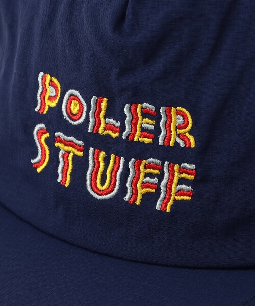 POLeR（ポーラー）の「POLeR/ポーラー FESTIVAL EMB NYLON CAP ジェットキャップ（キャップ・メンズ・ブラック/オレンジ/ネイビー・ONE SIZE）」の7枚目の写真
