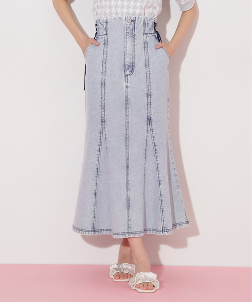 JILL by JILL STUART モールレースマーメイドスカート JILL by JILL STUART（ジルバイジルスチュアート）の「◇モール