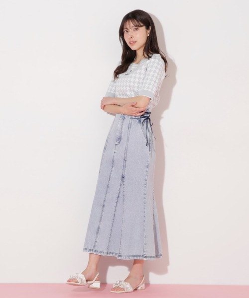 JILL by JILL STUART モールレースマーメイドスカート JILL by JILL STUART（ジルバイジルスチュアート）の「◇モール