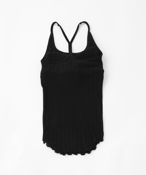 タンクトップ ノースリーブ HAKUJI WIDE RIB BRA TANKTOP レディース HAKUJI タンクトップ ノースリーブ Random rib bra V-TT