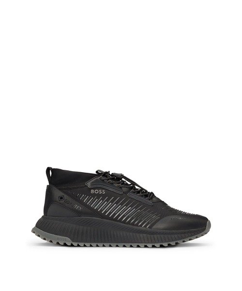BOSS BLACK TTNM EVO スニーカー リッジドアウトソール BOSS - TTNM EVO trainers with knitted uppers - Black