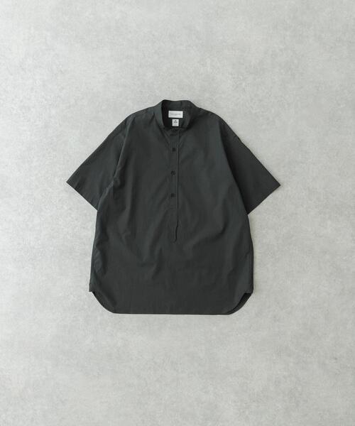 URBAN RESEARCH(アーバンリサーチ)の「new basic THOMAS MASON BAND PULLOVER SHIRTS(シャツ/ブラウス・メンズ・グリーン系その他/ホワイト/ライトブルー・MEDIUM/LARGE)」の3枚目の写真
