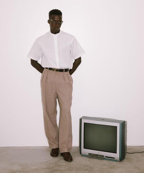 URBAN RESEARCH(アーバンリサーチ)の「new basic THOMAS MASON BAND PULLOVER SHIRTS(シャツ/ブラウス・メンズ・グリーン系その他/ホワイト/ライトブルー・MEDIUM/LARGE)」の13枚目の写真