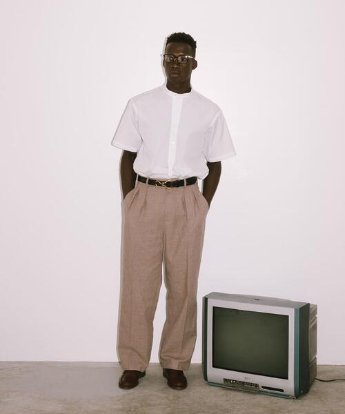 URBAN RESEARCH(アーバンリサーチ)の「new basic THOMAS MASON BAND PULLOVER SHIRTS(シャツ/ブラウス・メンズ・グリーン系その他/ホワイト/ライトブルー・MEDIUM/LARGE)」の14枚目の写真