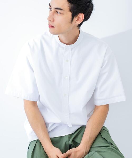 URBAN RESEARCH(アーバンリサーチ)の「new basic THOMAS MASON BAND PULLOVER SHIRTS(シャツ/ブラウス・メンズ・グリーン系その他/ホワイト/ライトブルー・MEDIUM/LARGE)」の15枚目の写真