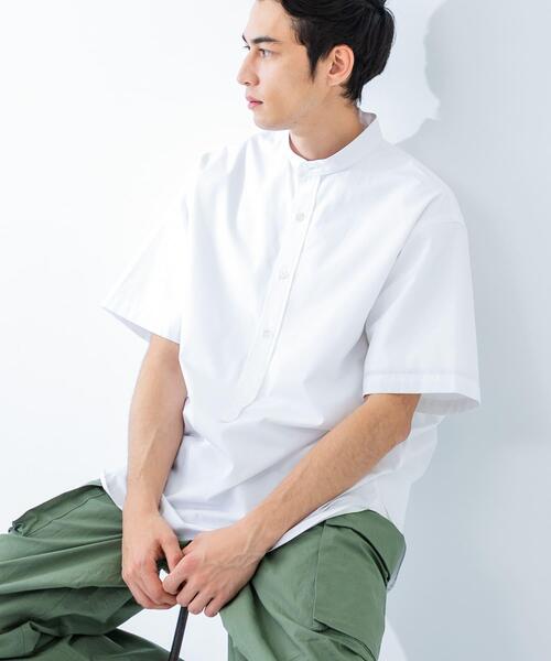 URBAN RESEARCH(アーバンリサーチ)の「new basic THOMAS MASON BAND PULLOVER SHIRTS(シャツ/ブラウス・メンズ・グリーン系その他/ホワイト/ライトブルー・MEDIUM/LARGE)」の16枚目の写真
