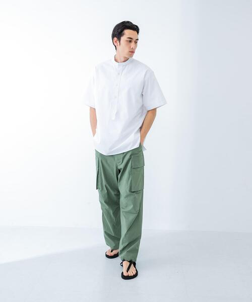 URBAN RESEARCH(アーバンリサーチ)の「new basic THOMAS MASON BAND PULLOVER SHIRTS(シャツ/ブラウス・メンズ・グリーン系その他/ホワイト/ライトブルー・MEDIUM/LARGE)」の17枚目の写真